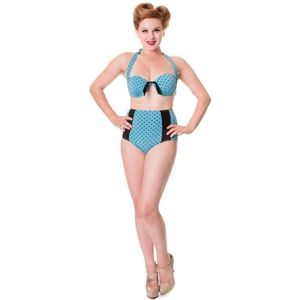 Dancing Days - Retro Bikini set - XS - Blauw