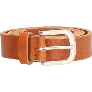 Old West BELTSNL Lederen Riem - Basic - 3 cm - Cognac - maat 105