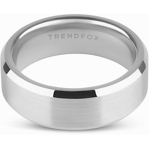 Tungsten Ring Heren Zilver Kleurig - Wolfraam Ring - Zeer Zwaar - Ringen - Cadeau voor Man - Mannen Cadeautjes