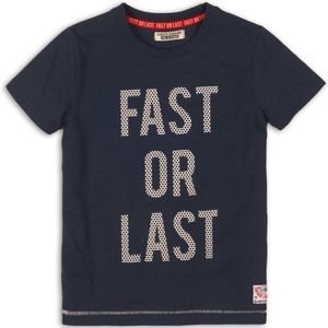 DJ Dutchjeans Jongens T-shirt - Navy - Maat 128