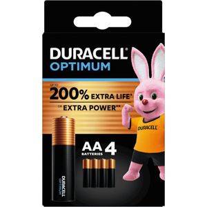 Duracell Alka Optimum  AA X4