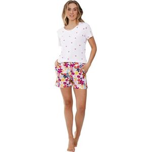 Dames Shortama Rebelle - Full Bloom - Katoen/Viscose - Maat 48