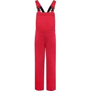 EM Workwear Tuinbroek Polyester/Katoen  Rood - Maat 46