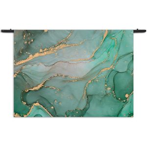 Mezo Wandkleed Marmer Look Colored 06 Rechthoek Horizontaal S (40 X 60 CM) - Wandkleden - Met roedes