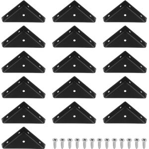16 Stks Hoek Beugel Met Montageschroeven - Stevige Plank L-vormige Connectors .