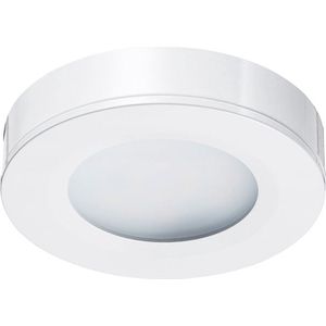 Ledisons Adria - 6 witte LED-opbouwspots met afstandsbediening - dimbaar - 3 jaar garantie - 2700K (extra warm-wit) - 200 Lumen 3W - IP44