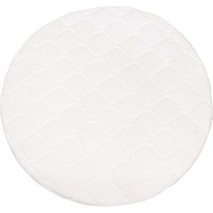 Intertras - Matras Box -Luxe - Rond - 90x10 cm - Wit - Afritsbaar - Extra Dik