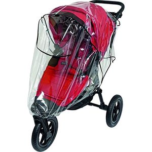 Premium regenhoes voor XL-joggers zoals baby jogger City Elite, tfk Adventure en vele andere meer, transparant - Kwaliteit: MADE IN GERMANY