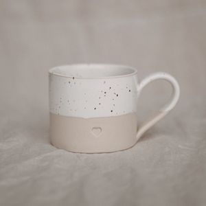 Mok hart - Tas - Met oor - Liefde - Aardewerk - Handgemaakt - Servies - Valentijn - Decoratie - Geschenk - Cadeau - Koffie - Thee - Origineel Cadeau - Uniek