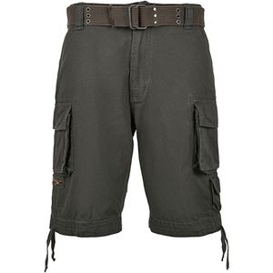 Unisex Shorts 'Savage' met zijzakken Antraciet - XL