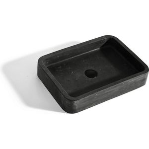 Mawialux opzet waskom - Natuursteen - 50x36 cm - zwart - Sarah