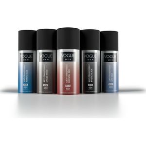 3x Vogue Anti-Transpirant Nordic Blue 150 ml