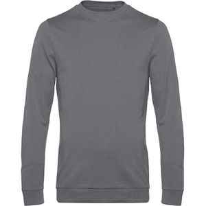 Sweater 'French Terry' B&C Collectie maat S Elephant Grey