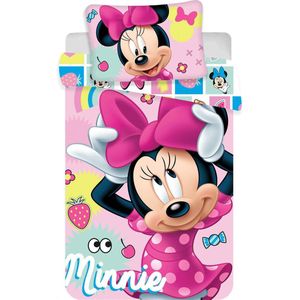 Disney Minnie Mouse Sweet - Baby Dekbedovertrek - 100 x 135 cm - Multi