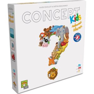Concept Kids Dieren NL - FR: Leer spelenderwijs dieren raden! Geschikt voor 4+ jaar, coöperatief spel voor 2-12 spelers.