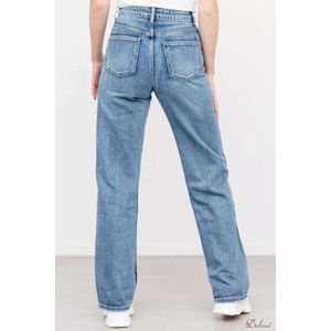 Broek Dulani hoge taille straight wide jeans