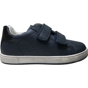 Naturino - Hasselt - mt 26 - velcro's zwarte hiel lederen sneakers - Navy