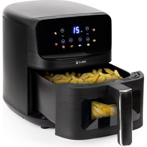 BluMill ColorTouch Airfryer – Heteluchtfriteuse met 8 Programma’s – 4,5 Liter – tot 4 personen – 1500W