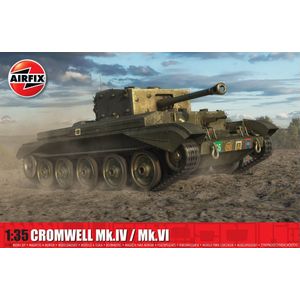 1:35 Airfix 1384 Cruiser Mk.VIII A27M Cromwell Mk.IV / Mk.VI - Tank Plastic Modelbouwpakket