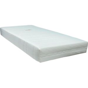 Slaaploods.nl Queen - Pocketvering Matras - Traagschuim Afdeklaag - 140x210x20 cm - Medium