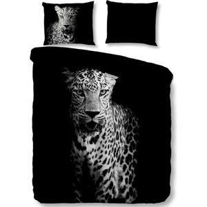 Zachte Dekbedovertrek Tweepersoons Leopard | 200x200/220 | Soepel En Kleurecht | Strijkvrij