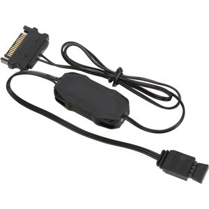 3-pins ARGB-controllerkabel - Meerdere Verlichtingsmodi - Handmatig RGB-controller - Bedienen - 5V ARGB-apparaten - Case-fans - Lichtborden - Luchtkoelradiatoren .