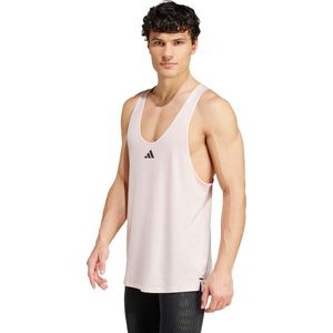 adidas Performance Workout Stringer Tanktop - Heren - Roze- L