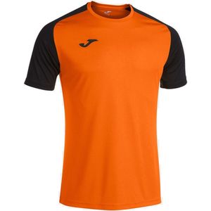 Joma Academy IV Shirt Korte Mouw Heren - Oranje / Zwart | Maat: M