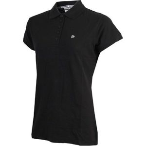 Donnay Polo Pique - Poloshirt - Dames - Maat 3XL - Zwart