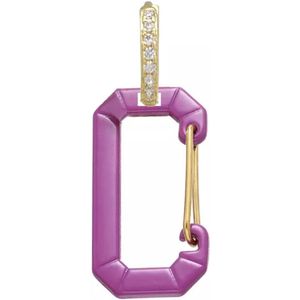 Party Bonne Doll oorbellen Dames Paars