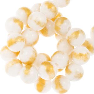 Mashan Jade Kralen (4 mm) White (90 stuks)