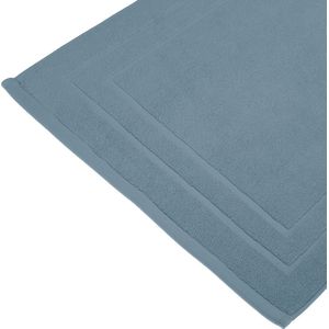 Atmosphera Badkamerkleed/badmat voor vloer - 50 x 70 cm - Blauw