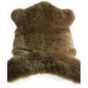 ALPACA WOLLEN KLEED BRUIN