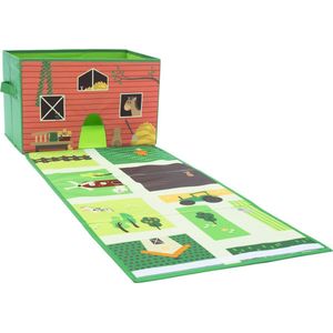 Achoka Speelkleed Boerderij Play En Store  - 38 x  26 x 24 Cm