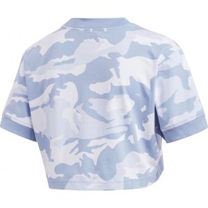 adidas Originals Cropped Tee T-shirt Vrouwen Blauwe 38