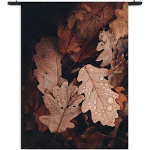 Mezo Wandkleed Herfstweer Rechthoek Verticaal XXXL (260 X 210 CM) - Wandkleden - Met roedes