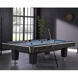 Top Table Lexor Pooltafel X-Treme II Black Wood Steel 8FT