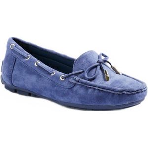Chique suède loafers met strik