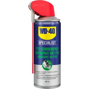 WD-40 Specialist® Smeerspray met PTFE - 400ml - Smeerolie - Smeermiddel - Voor gereedschap en machines