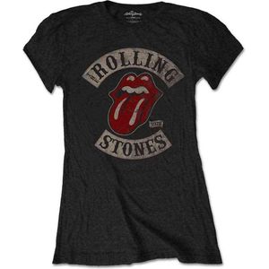The Rolling Stones Dames Tshirt -S- Tour 1978 Zwart