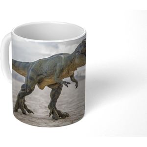 Mok - Koffiemok - Dinosaurus - Zand - Speelgoed - Mokken - 350 ML - Beker - Koffiemokken - Theemok