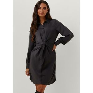 My Essential Wardrobe Hilomw Knot Dress Jurken Dames - Rok - Jurk - Grijs - Maat 34