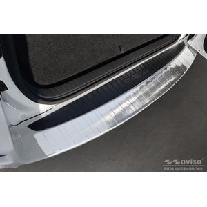 RVS Achterbumperprotector passend voor Toyota RAV-4 III 2005-2008 & FL 2008-2012 'Ribs' (alleen geschikt zonder reservewiel)