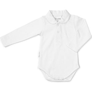 Frogs and Dogs - Polo Romper Basic - Roze - Maat 56 - Meisjes