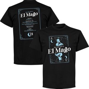David Silva El Mago Honours T-shirt - Zwart - XXL