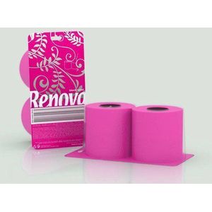 Fuchsia toiletpapier duo