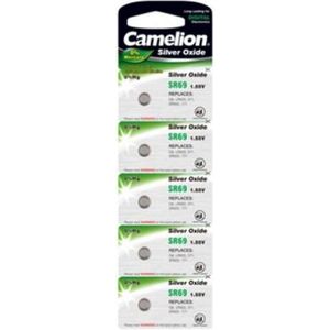 Camelion 371/370 - 371 - 370 - SR920SW - SR69W - AG6 - LR69 Zilveroxide horlogebatterij - 5 stuks