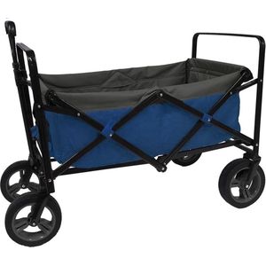 Outdoor Bolderwagen Blauw/Grijs