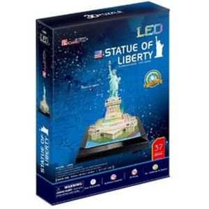 Cubic Fun 3D Puzzel Statue Of Liberty LED