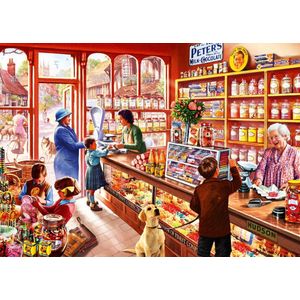 Bluebird puzzel Sweetshop - 500 stukjes.